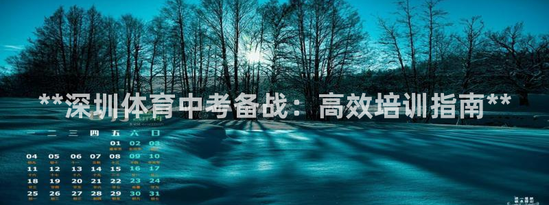 极悦平台注册流程详解视频：**深圳体育中考备战：高效