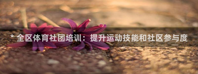 极悦平台有风险吗现在：* 全区体育社团培训：提升运动