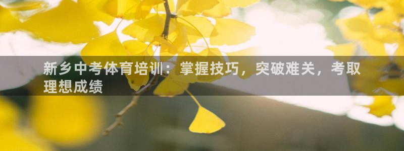 极悦平台官方网站下载安卓：新乡中考体育培训：掌握技巧