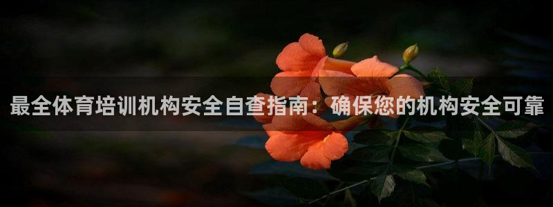 极悦娱乐是资金盘吗：最全体育培训机构安全自查指南：确